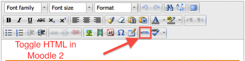 HTML toggle on/off Moodle 2 HTML toggle on/off Moodle 2