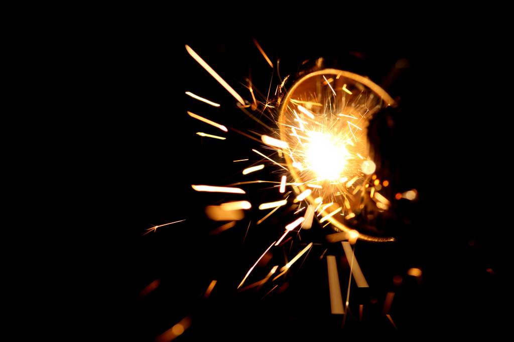 Sparkles.